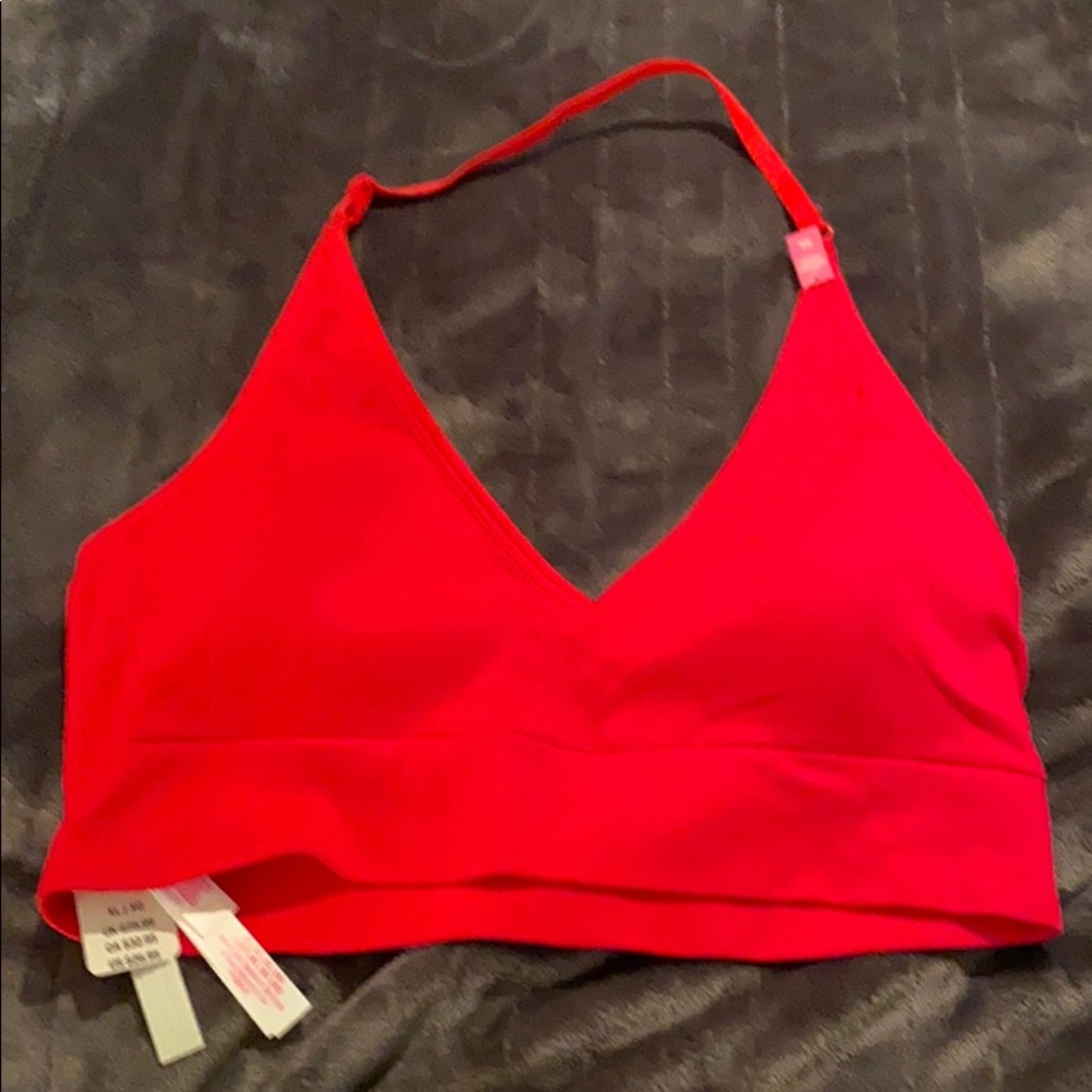 Halter top Bra Red